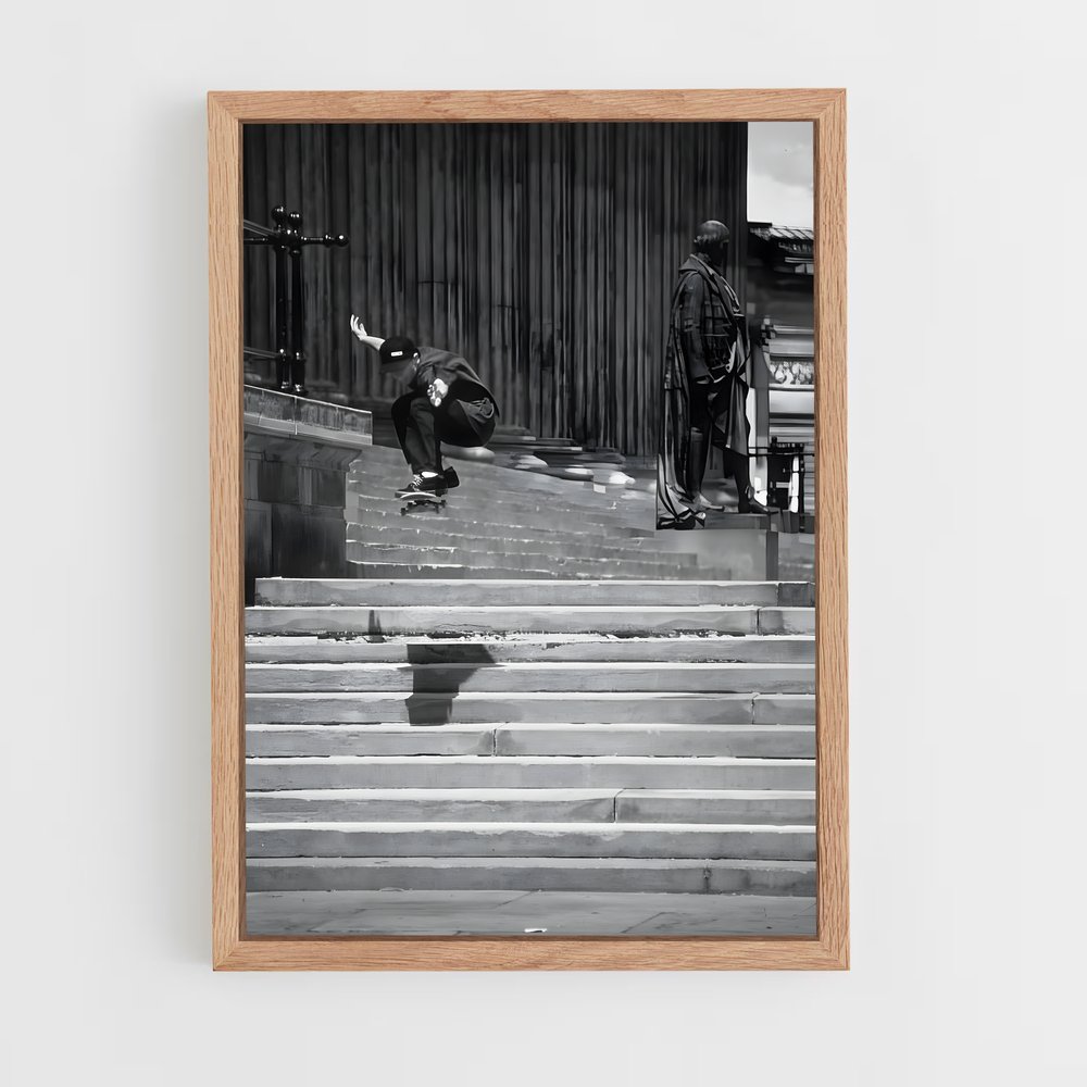 Poster Stairway to Tricks – affiche Skateboard (vue 4)